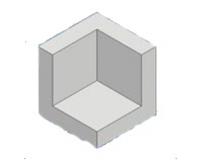 Hoekstukken dikte 20mm Kwaliteit EPS 20 Wit