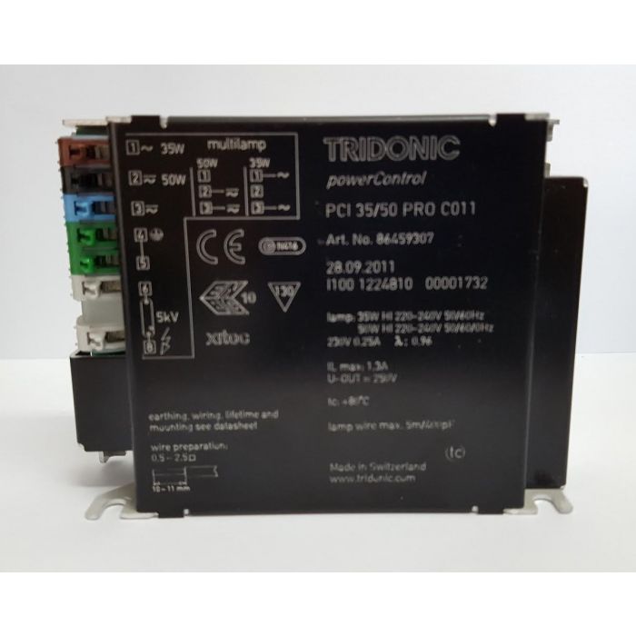 Tridonic PCI Pro Multiples 35 50 Watt Ballast Electronique Brillant Soleil 