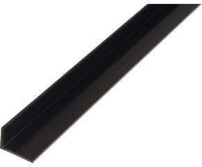 Hoekprofiel 20x20x1mm zwart per 1,25 meter