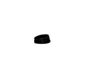 Plug voor Bar-Type Handvat Nylon zwart voor aluminium stellingen 25x25x1,5mm