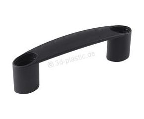 Bar-Type Handvat Nylon zwart voor aluminium stellingen 25x25x1,5mm