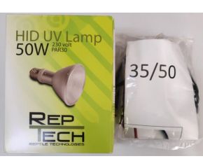 Set Tridonic Ballast 35/50W & RepTech HID lamp 50w